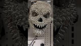 Silver Spiked Skull Mask At Party City #shorts #halloween #viral #short