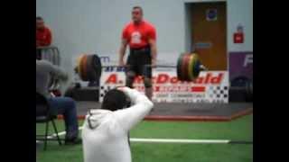 Rob McGee 280kg deadlift at Europe's Strongest Man 2013 in Randalstown