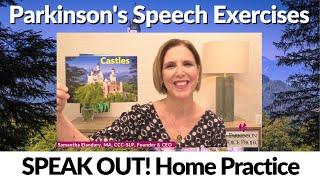 Parkinson's Speech Exercises: Castles