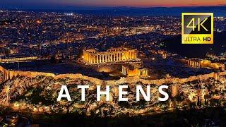 Athens, Greece  in 4K ULTRA HD 60FPS Video by Drone