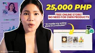 Make 25K Php per DAY online with this FREE AI tool #buildyourstore #freeaitools