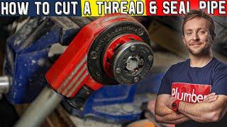 How to thread and seal steel pipe fittings using Loctite 55