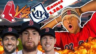 RED SOX vs RAYS | ALDS GAMES 1,2&3 REACTION! HOW CAN YOU NOT BE ROMANTIC ABOUT BASEBALL