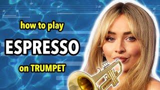 How to play Espresso on Trumpet | Brassified