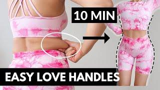 Get rid of muffin top & bra bulge in 7 day challenge, standing workout, no jumping