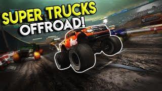TOP DOWN OFFROAD MONSTER TRUCK RACING! - Super Trucks Offroad Gameplay - First Impression
