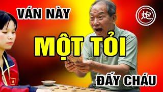 Lão Lâm VỒ 2 XE Ngô Lan Hương, Sung Sướng "VÁN NÀY MỘT TỎI ĐẤY CHÁU" - Cờ Tướng CTV