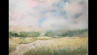 Easy Watercolor Landscape!