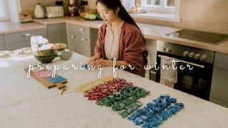 #60 Now Winter Can Come | Preparing warm and healthy food for cold days | Wontons, Creme Brûlée,..