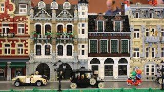 Four Custom LEGO Modular Buildings