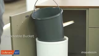 Swing Out Waste Bin for Convenient Usage