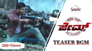 James Kannada Movie Teaser Bgm | Puneeth Rajkumar | Priya Anand | Charan Raj | Keep Smile |
