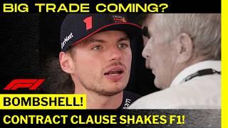  REVEALED! MAIN DRIVER COULD LEAVE TEAM DUE TO BOMBSHELL CLAUSE! FORMULA 1 NEWS TODAY