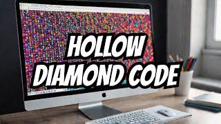 C Program to Print Hollow Diamond Pattern in C Programming Language Tutorial