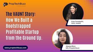 The VAUNT Story How We Built a Bootstrapped Profitable Startup from the Ground Up - Irina CEO