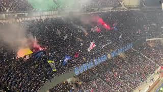 AC Milan vs INTER 1-2 (Curva Nord message for Curva Sud Milano) Serie A Scudetto 2024