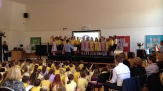 Ysgol Panteg students welcome guests to the school's official opening