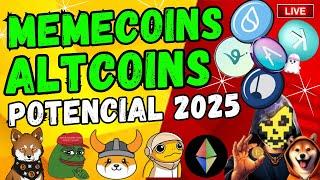 EXPLOSÃO DE ALTCOINS E MEMECOINS EM 2025VEJAM AS OPORTUNIDADES E NÃO PERCAM A CARTEIRA 100X