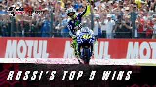 Valentino Rossi's top five MotoGP wins | His most thrilling battles and mind-blowing performances