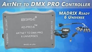 ArtNet to DMX PRO Controller MADRIX Ready AD-PRO-6