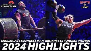 Britain's Strongest Woman & England's Strongest Man 2024 Highlights