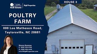 Poultry Farm for Sale in Western NC | 12.52+/- Acres | House 3