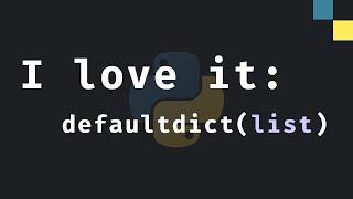 The True Power of "defaultdict" in Python