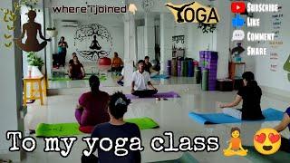 To my yoga class | where i joined | Peaceful environment  #explore #vlog #yoga #video #guwahati