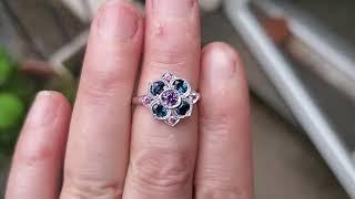 Gahnite Lily Ring