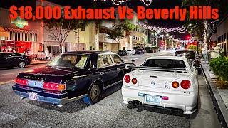 Cheap Toyota with $18,000 Exhaust Takes Over Beverly Hills!