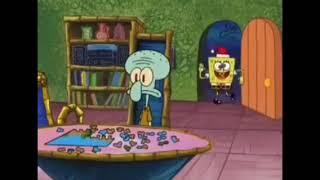 Bob Esponja hace LaaLaLaaAaA en la casa de Calamardo durante 10 minutos