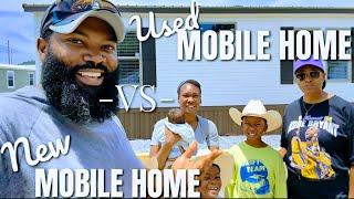 The House Hunt Ends Here!!! | COMPARING NEW -VS- USED MOBILE HOMES | WHICH IS BETTER!!!!!!!!