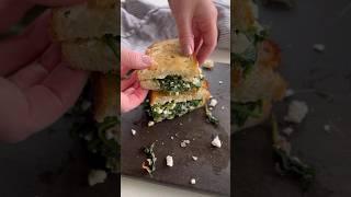 Spinach and Feta Grilled Cheese Sandwich