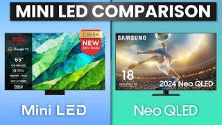 MINI LED TV Comparison - TCL 855K vs Samsung QN95D