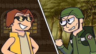 Tarma VS Soldados Rebeldes | • Metal Slug Animation •