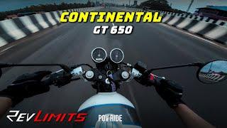 2021 Royal Enfield Continental GT 650 | City ride #POVRide #201 | RevLimits |