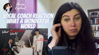 VOCAL COACH REACTION What a Wonderful World – Diana Ankudinova & Brandon Stone