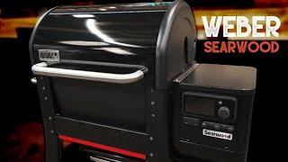 NEW Weber Searwood Pellet Grill First Look & Burn Off