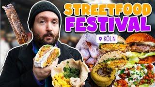 ALLES ESSEN auf dem GRÖßTEN STREETFOOD FESTIVAL in KÖLN