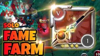 solo Fame Farm after HORIZON update || mobile gameplay -Albion Online