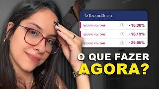 MUITO PREJUÍZO no Tesouro IPCA+! O que fazer AGORA com meu título?