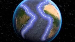"Sea Floor Map" Pangea Plate Tectonics (english version)