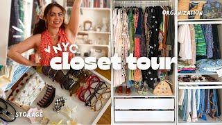 NYC Apartment Closet Tour // *wardrobe of my pinterest dreams!!* 