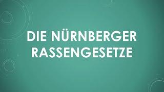 Die Nürnberger Rassengesetze einfach und kurz erklärt