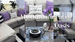 Transforming My Outdoor Patio into a stunning Oasis | My outside living space