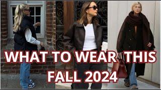 WHAT TO WEAR THIS FALL 2024 #oldmoney #pinterest #oldmoneyaesthetic #fashioninspo #style