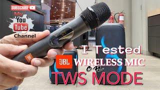 JBL Wireless mic - Tested to JBL Partybox TWS Mode