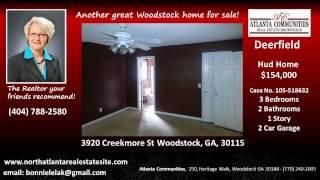 30115 Woodstock GA  HUD Homes for Sale   404.788.2580  3 Bedroom Home for sale in Cherokee County