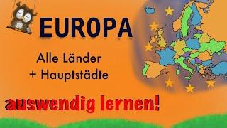 europäische Länder und Hauptstädte lernen