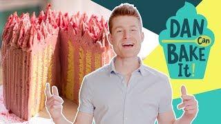 Dan Bakes a Vertical-Layer Cake  Challenge #5 | Dan Can Bake It | Food Network